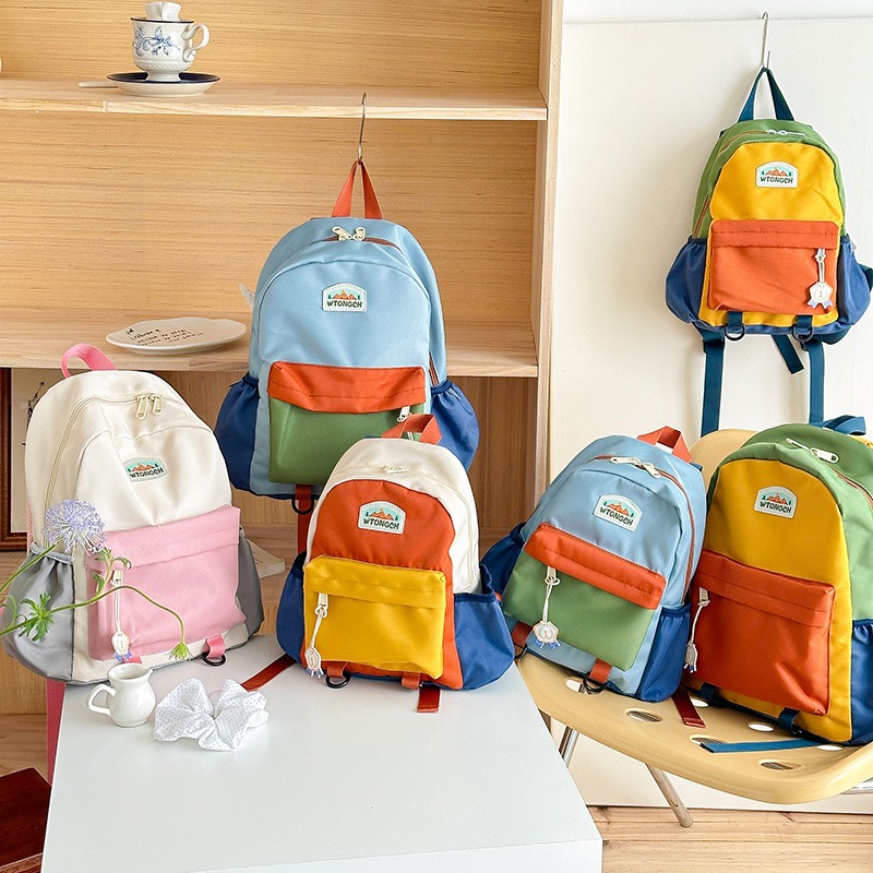 Nuovo Zaino per Bambini con Bl - Canvas Backpack Casual recensione e prezzo